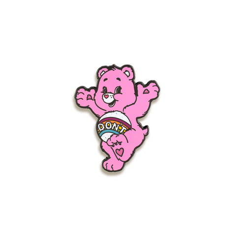Don't Care Bear Enamel Pin by Push