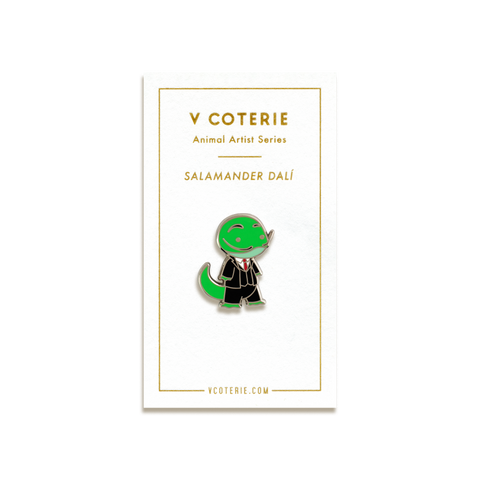 Salamander Dalí Enamel Pin by V Coterie