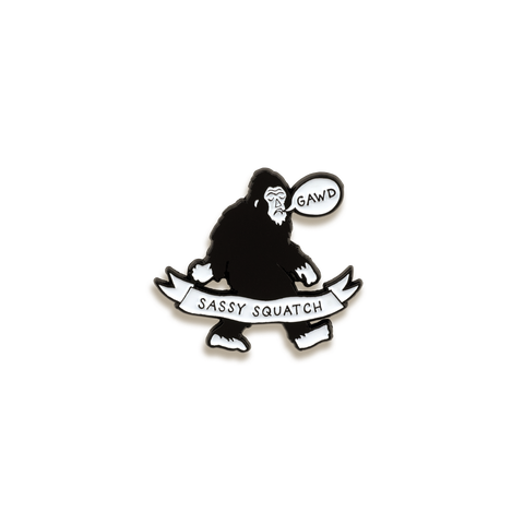 Sassy Squatch Enamel Pin by Band of Weirdos