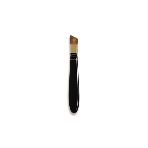Paint Brush Enamel Pin by The Gray Muse · Angle