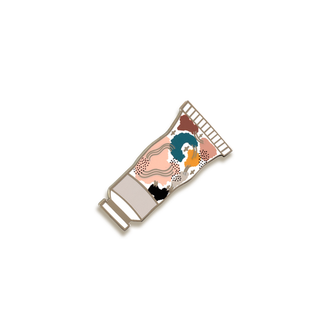 Paint Tube Enamel Pin by The Gray Muse