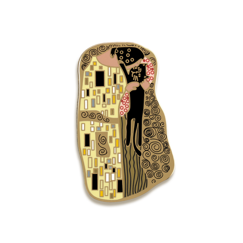 The Cat Kiss Enamel Pin by Niaski