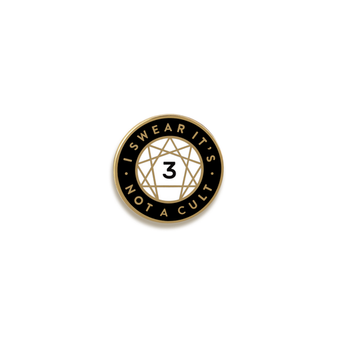 Enneagram Cult Enamel Pin by Pinultimate