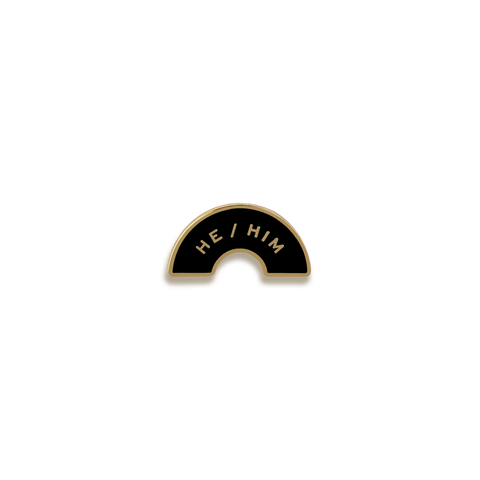 Pronoun Enamel Pin by Pinultimate