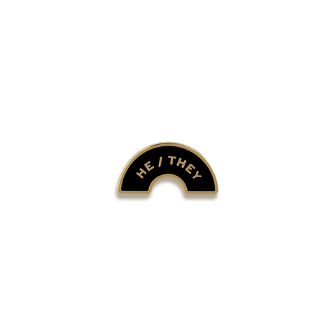 Pronoun Enamel Pin by Pinultimate