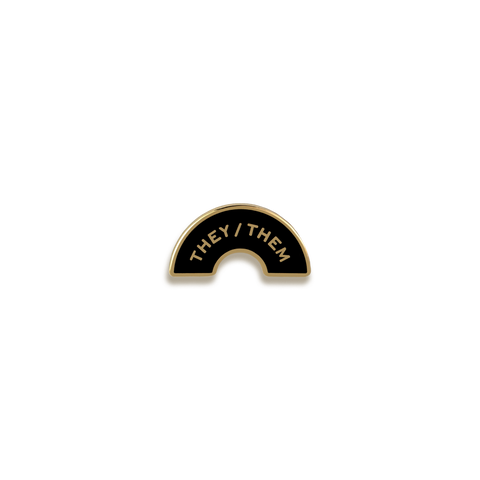 Pronoun Enamel Pin by Pinultimate