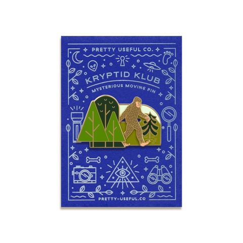 Sasquatch Slider Enamel Pin by Pretty Useful Co.