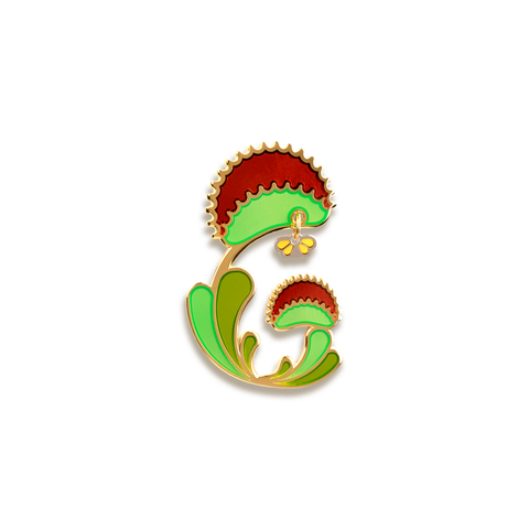 Venus Flytrap Enamel Pin by Amar&Riley